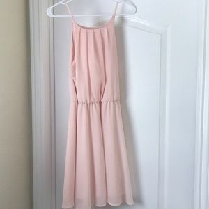 Blush pink dress